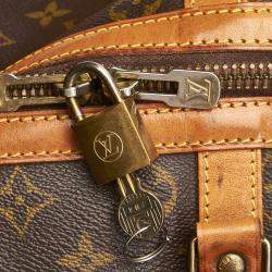Pre Owned Louis Vuitton Monogram Canvas Sac Souple 35 Bag