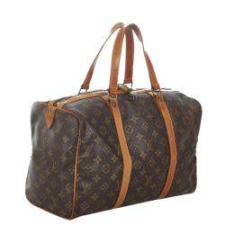 Pre Owned Louis Vuitton Monogram Canvas Sac Souple 35 Bag