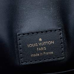Louis Vuitton Black Leather Sac Triangle PM Bag