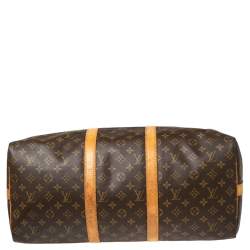 مملوكة مسبقًا Louis Vuitton Monogram Canvas Keepall Bandouliere 50 Bag