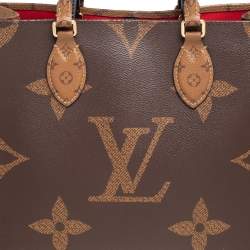 Pre Owned Louis Vuitton Reverse Monogram Canvas Giant Onthego MM Bag