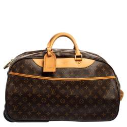 LOUIS VUITTON Pegase 55 Monogram Rolling Luggage Speedy LV Carry On 30  Suitcase