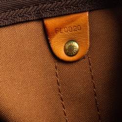 Louis Vuitton Brown Monogram Canvas Keepall Bandouliere 60 Duffel Bag