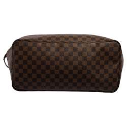 Louis Vuitton Damier Ebene Canvas And Leather Neverfull GM Bag