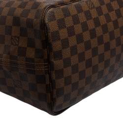 Louis Vuitton Damier Ebene Canvas And Leather Neverfull GM Bag
