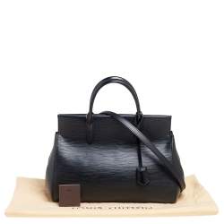 مملوكة مسبقًا حقيبة لوي فيتون مارلي جلد إيبي أسود متوسطة