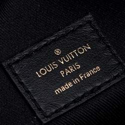 Pre Owned Louis Vuitton Black Leather New Wave Bumbag