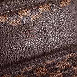 Pre Owned Louis Vuitton Damier Ebene Canvas Josephine Wallet 