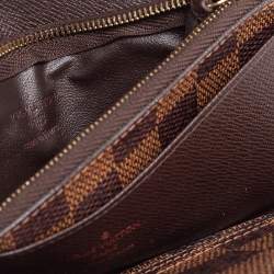 Pre Owned Louis Vuitton Damier Ebene Canvas Josephine Wallet 