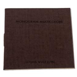 Pre Owned Louis Vuitton White Multicolor Monogram Canvas Ursula Bag