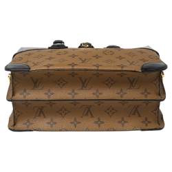 Pre Owned Louis Vuitton Monogram Canvas Leather City Malle Reverse Bag