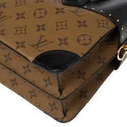 Pre Owned Louis Vuitton Monogram Canvas Leather City Malle Reverse Bag