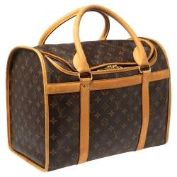 Louis Vuitton Monogram Canvas Sac Chien 40 Dog Carrier