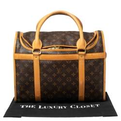 Louis Vuitton Monogram Canvas Sac Chien 40 Dog Carrier
