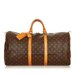 مملوكة مسبقًا Louis Vuitton Monogram Canvas Keepall 55 Bag