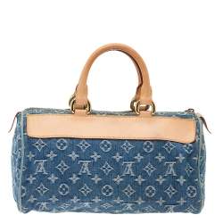 مملوكة مسبقًا Louis Vuitton Blue Monogram Denim Neo Speedy Bag