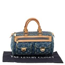 مملوكة مسبقًا Louis Vuitton Blue Monogram Denim Neo Speedy Bag