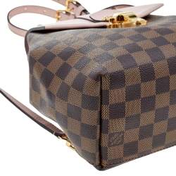 مملوكة مسبقًا Louis Vuitton Magnolia Pink Damier Ebene Canvas Clapton Backpack