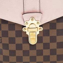 مملوكة مسبقًا Louis Vuitton Magnolia Pink Damier Ebene Canvas Clapton Backpack