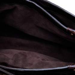 Pre Owned حقيبة لوي فيتون مونوغراميسيم جلد تمساح وجلد ثعبان وقماش مونوغرامي بني