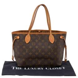 Louis Vuitton Monogram Canvas and Leather Neverfull PM Bag