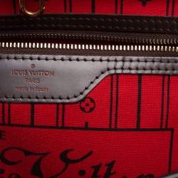 Louis Vuitton Damier Ebene Canvas Neverfull MM Bag