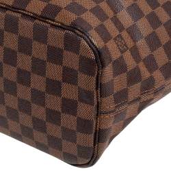 Louis Vuitton Damier Ebene Canvas Neverfull MM Bag