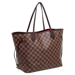 Louis Vuitton Damier Ebene Canvas Neverfull MM Bag
