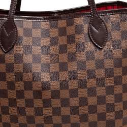 Louis Vuitton Damier Ebene Canvas Neverfull MM Bag