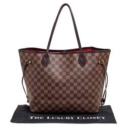 Louis Vuitton Damier Ebene Canvas Neverfull MM Bag