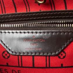 Louis Vuitton Damier Ebene Canvas Neverfull MM Bag