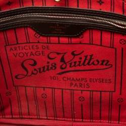 Louis Vuitton Damier Ebene Canvas Neverfull MM Bag