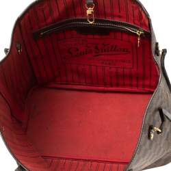Louis Vuitton Damier Ebene Canvas Neverfull MM Bag