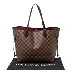 Louis Vuitton Damier Ebene Canvas Neverfull MM Bag