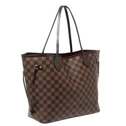 Louis Vuitton Damier Ebene Canvas Neverfull MM Bag