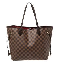 Louis Vuitton Damier Ebene Canvas Neverfull MM Bag
