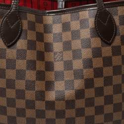 Louis Vuitton Damier Ebene Canvas Neverfull MM Bag