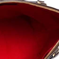 Pre Owned Louis Vuitton Damier Ebene Canvas and Leather Westminister GM Bag