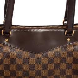 Pre Owned Louis Vuitton Damier Ebene Canvas and Leather Westminister GM Bag