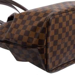 Pre Owned Louis Vuitton Damier Ebene Canvas and Leather Westminister GM Bag