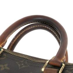Pre Owned Louis Vuitton Monogram Canvas and Leather Speedy 25 Bag