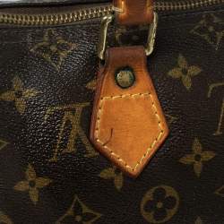 Pre Owned Louis Vuitton Monogram Canvas and Leather Speedy 25 Bag