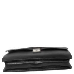 مملوكة مسبقًا حقيبة مستندات لوي فيتون رببوستو 1 جلد إيبي أسود