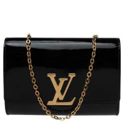 louis vuitton purse with gold chain