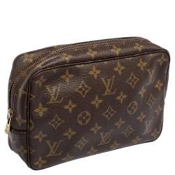 Pre Owned Louis Vuitton Monogram Canvas Trousse Toilette 28 Cosmetic Case