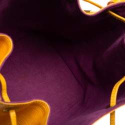 Pre Owned Louis Vuitton Tassil Yellow Epi Leather Petit Noe Shoulder Bag