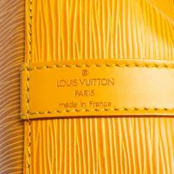 Pre Owned Louis Vuitton Tassil Yellow Epi Leather Petit Noe Shoulder Bag