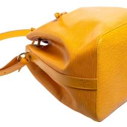Pre Owned Louis Vuitton Tassil Yellow Epi Leather Petit Noe Shoulder Bag