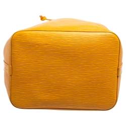 Pre Owned Louis Vuitton Tassil Yellow Epi Leather Petit Noe Shoulder Bag