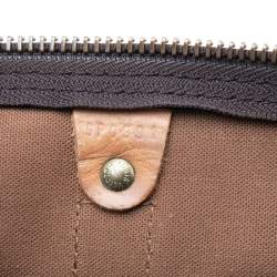 Pre Owned Louis Vuitton Monogram Canvas and Leather Keepall 45 Bag